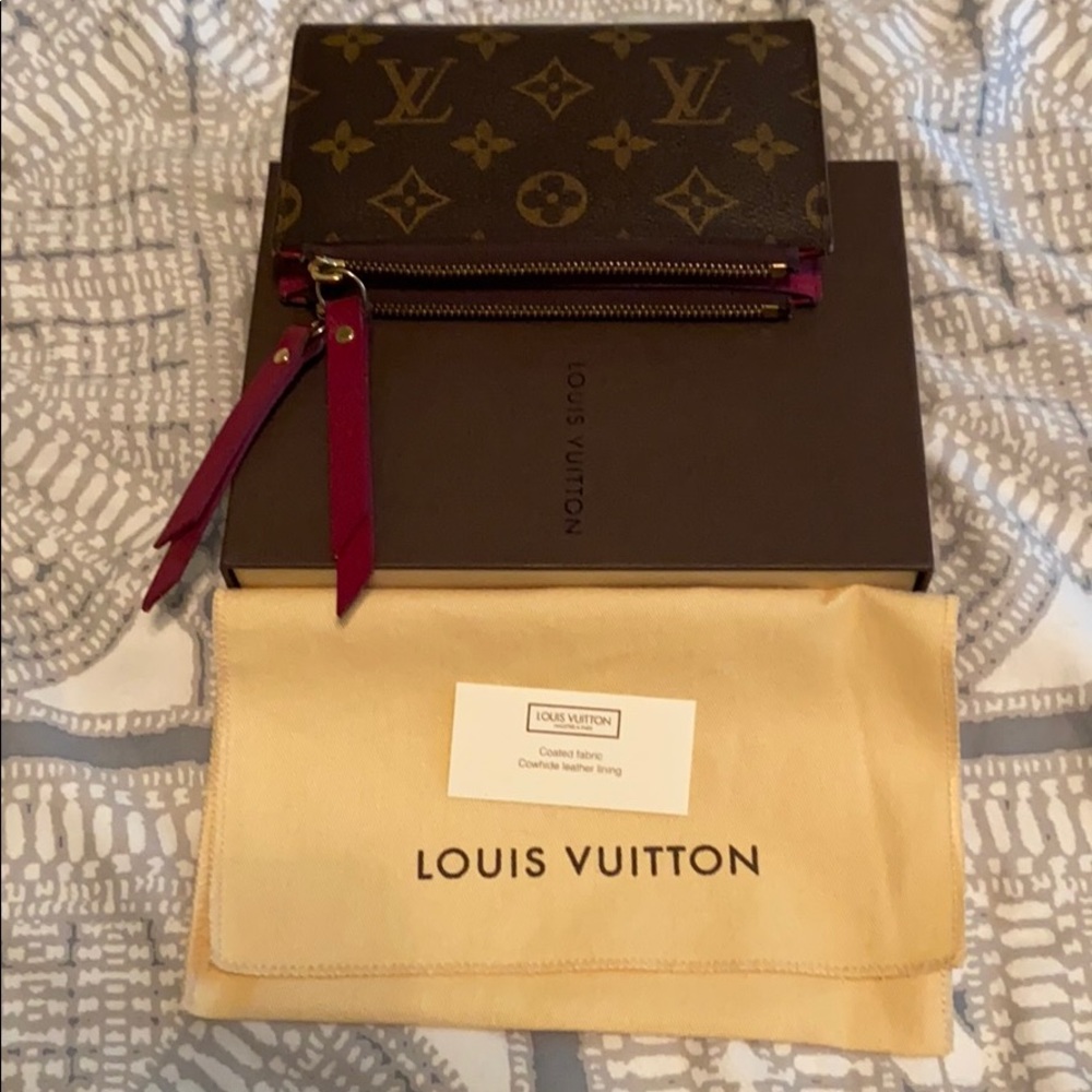 Louis Vuitton Adele Wallet M61271 Fuchsia